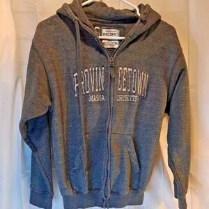 Pacific & Co. Women's Hoodie Sweatshirt Gray Provincetown Massachusetts S